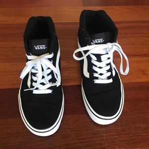 Black old school high top vans